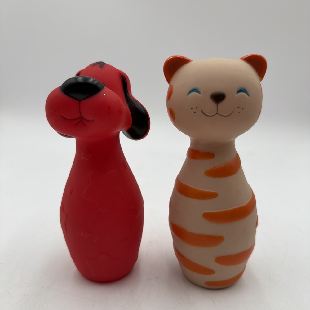 Melissa & Doug K's Kids Bowling Friends Replacement Pins Dog & Cat